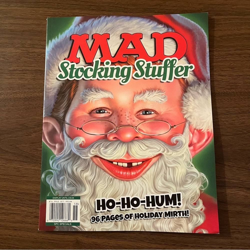 MAD Stocking Stuffer Magazine 2025 ~ Ho-Ho-Hum 96 Pages Of Holiday Mirth!-New